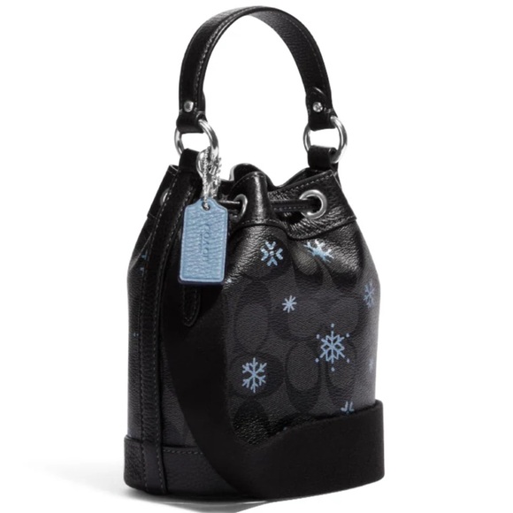 Coach Dempsey Signature Canvas & Leather Bucket Bag - Picture 2 of 13